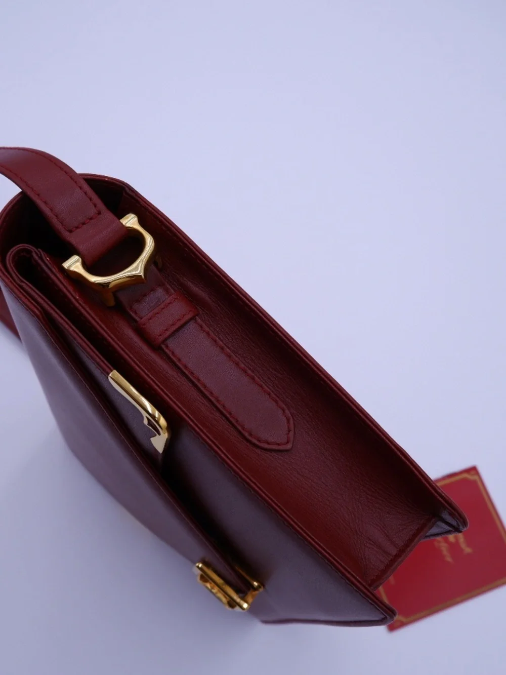 Vintage Must de Cartier Bordeaux Envelope — 1990s - Picture 15 of 15